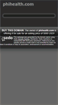 Mobile Screenshot of phihealth.com
